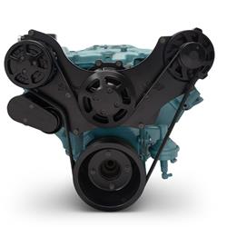 Eddie Motorsports Raven Series S-Drive Serpentine Pulley Drive Systems MS118-71BK