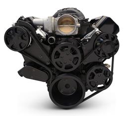 Eddie Motorsports Raven Series LS Chevy S-Drive Serpentine Pulley Drive Systems MS118-86RMB