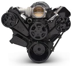 Eddie Motorsports Raven Series LS Chevy S-Drive Serpentine Pulley Drive Systems MS118-87BK