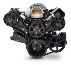 Eddie Motorsports Raven Series Pro Touring S-Drive Serpentine Pulley Drive Systems MS118-94BA