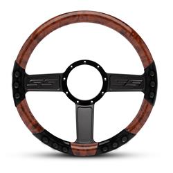 Eddie Motorsports SS Logo Sport Billet Steering Wheels MS139-52WBK