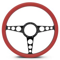 Eddie Motorsports Racer Billet Steering Wheels MS140-30RBK