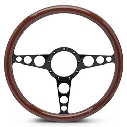 Eddie Motorsports Racer Billet Steering Wheels MS140-30WBK