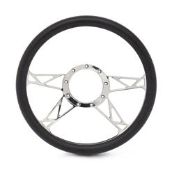 Eddie Motorsports Kinetic Billet Half-Wrap Steering Wheels MS140-89P