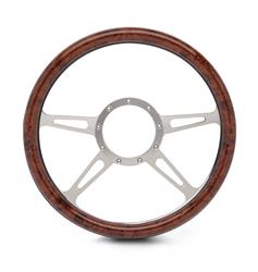 Eddie Motorsports Kinetic Billet Half-Wrap Steering Wheels MS140-89WCA