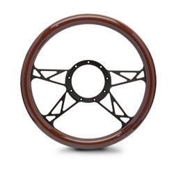 Eddie Motorsports Kinetic Billet Half-Wrap Steering Wheels MS140-89WMB