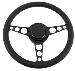 Eddie Motorsports Racer Billet Steering Wheels MS143-50BK