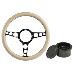 Eddie Motorsports Racer Billet Steering Wheels MS143-50TBK