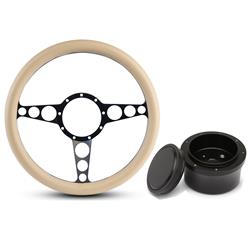 Eddie Motorsports Racer Billet Steering Wheels MS143-50TMB