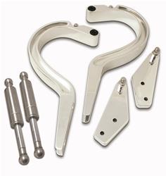 Eddie Motorsports Billet Trunk Hinges for 1966-1967 CHEVY II - MS149-04CL