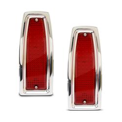 Eddie Motorsports Billet LED Taillight Assemblies for 1966-1967 CHEVY II - MS275-41CL