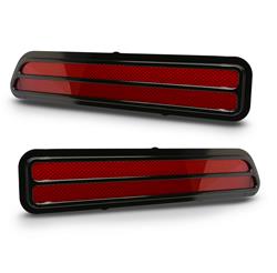 Eddie Motorsports Billet Aluminum Taillight Bezels for 1969 CAMARO - MS275-45BA