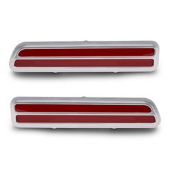 Eddie Motorsports Billet Aluminum Taillight Bezels for 1969 CAMARO - MS275-45CA