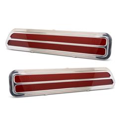 Eddie Motorsports Billet Aluminum Taillight Bezels for 1969 CAMARO - MS275-45P