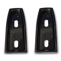 Eddie Motorsports Billet Aluminum Taillight Bezels for 1966-1967 CHEVY II - MS275-48BK