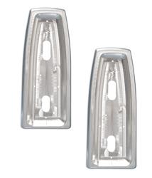 Eddie Motorsports Billet Aluminum Taillight Bezels for 1966-1967 CHEVY II - MS275-48CA