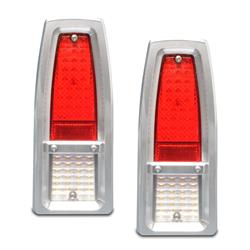 Eddie Motorsports Billet LED Taillight Assemblies for 1966-1967 CHEVY II - MS275-48KCA