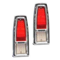Eddie Motorsports Billet LED Taillight Assemblies for 1966-1967 CHEVY II - MS275-48KP