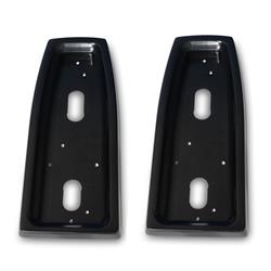 Eddie Motorsports Billet Aluminum Taillight Bezels for 1966-1967 CHEVY II - MS275-48MB