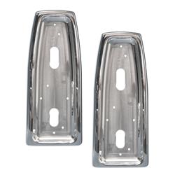 Eddie Motorsports Billet Aluminum Taillight Bezels for 1966-1967 CHEVY II - MS275-48P