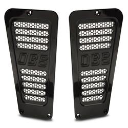 Eddie Motorsports Door Jamb Louvers MS275-54BK