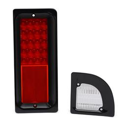Eddie Motorsports Billet LED Taillight Assemblies for 1967-1972 C10 SUBURBAN, C10 PICKUP, 1967 C10 PANEL - MS275-85BK