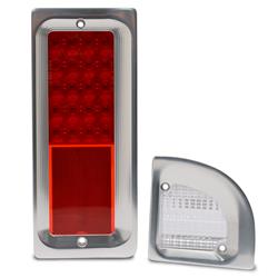 Eddie Motorsports Billet LED Taillight Assemblies for 1967-1972 C10 SUBURBAN, C10 PICKUP, 1967 C10 PANEL - MS275-85CA