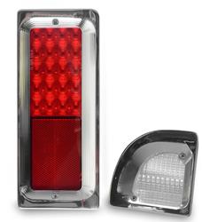 Eddie Motorsports Billet LED Taillight Assemblies for 1967-1972 C10 SUBURBAN, C10 PICKUP, 1967 C10 PANEL - MS275-85P