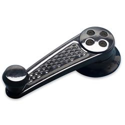 Eddie Motorsports Diamond Window Cranks MS277-52BK