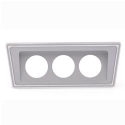 Eddie Motorsports Radio Delete Bezels for 1966-1967 CHEVY II - MS500-04HLS
