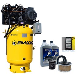 EMAX Industrial Silent Air Piston Compressors ESP10V120V1K