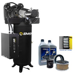 EMAX Industrial Silent Air Piston Compressors ESS05V060V1K