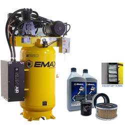 EMAX Industrial Silent Air Piston Compressors ESS07V080Z1K