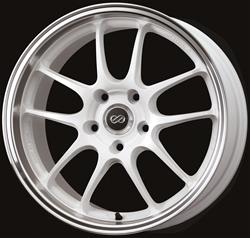 Enkei PF01 EVO Pearl White Wheels