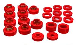 Energy Suspension Body Mount Bushings for 1980-1983 CJ5, 1980-1986 CJ7 - 2.4102R