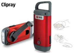 Eton Clipray Hand Crank, Clip-On Flashlight and Smartphone Chargers