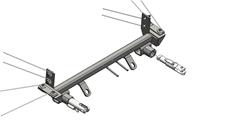 Blue Ox Tow Bar Baseplates for 2006-2010 COMMANDER - BX1125