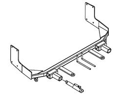 Blue Ox Tow Bar Baseplates for 2007-2009 VERSA - BX1838