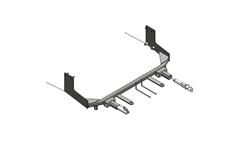 Blue Ox Tow Bar Baseplates for 2010-2012 VERSA - BX1845