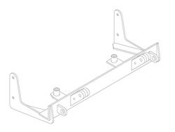 Blue Ox Tow Bar Baseplates for 1988-1993 FESTIVA - BX2106