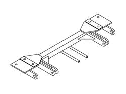 Blue Ox Tow Bar Baseplates for 2002-2003 EXPLORER SPORT, 2001-2005 EXPLORER SPORT TRAC - BX2166