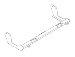 Blue Ox Tow Bar Baseplates for 1993-1994 EXCEL, 1993-1995 SCOUPE - BX2303
