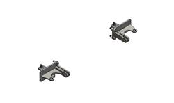 Blue Ox Tow Bar Baseplates for 2006 E-350 SUPER DUTY, 1999-2015 F-350 SUPER DUTY - BX2651