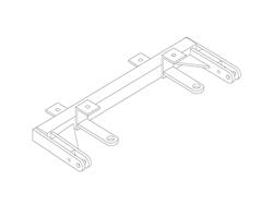 Blue Ox Tow Bar Baseplates for 1996-1998 GRAND AM - BX3208