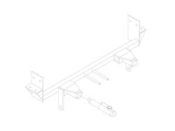 Blue Ox Tow Bar Baseplates for 2003-2004 MATRIX - BX3750