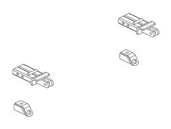 Blue Ox Tow Bar Baseplates for 2003-2009 H2 - BX4102