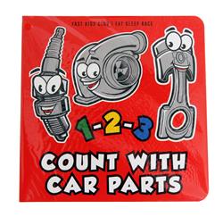 1-2-3 Count with Car Parts Book 1417