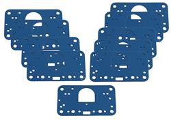 Holley 108892 Blue Metering Block Gaskets - 2-Pack Buna-N Rubber Carburetor Seals