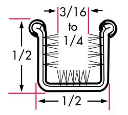 Fairchild Industries Window Channels 0133-3X2