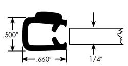 Fairchild Industries Weatherstrip Seals, Individual Position 0702-50